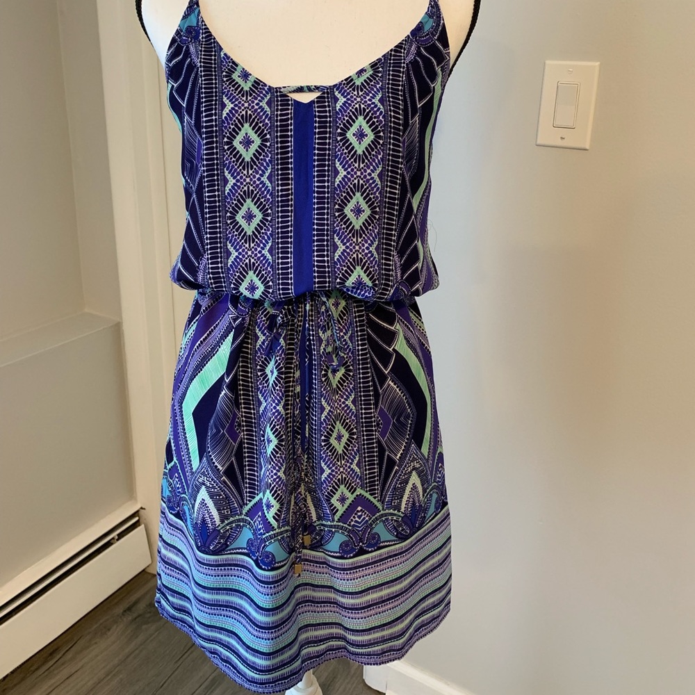 Adjustable Spaghetti Strap Fully Lined Dress - image 1